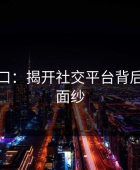 黑料入口：揭开社交平台背后的神秘面纱