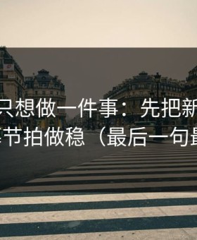 如果你只想做一件事：先把新91视频的字幕节拍做稳（最后一句最关键）